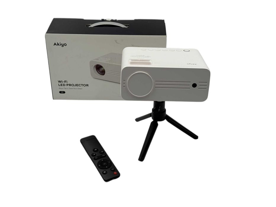 Projektor AKIYO 07 1080p wifi hdmi bluetooth 13000 lumenów