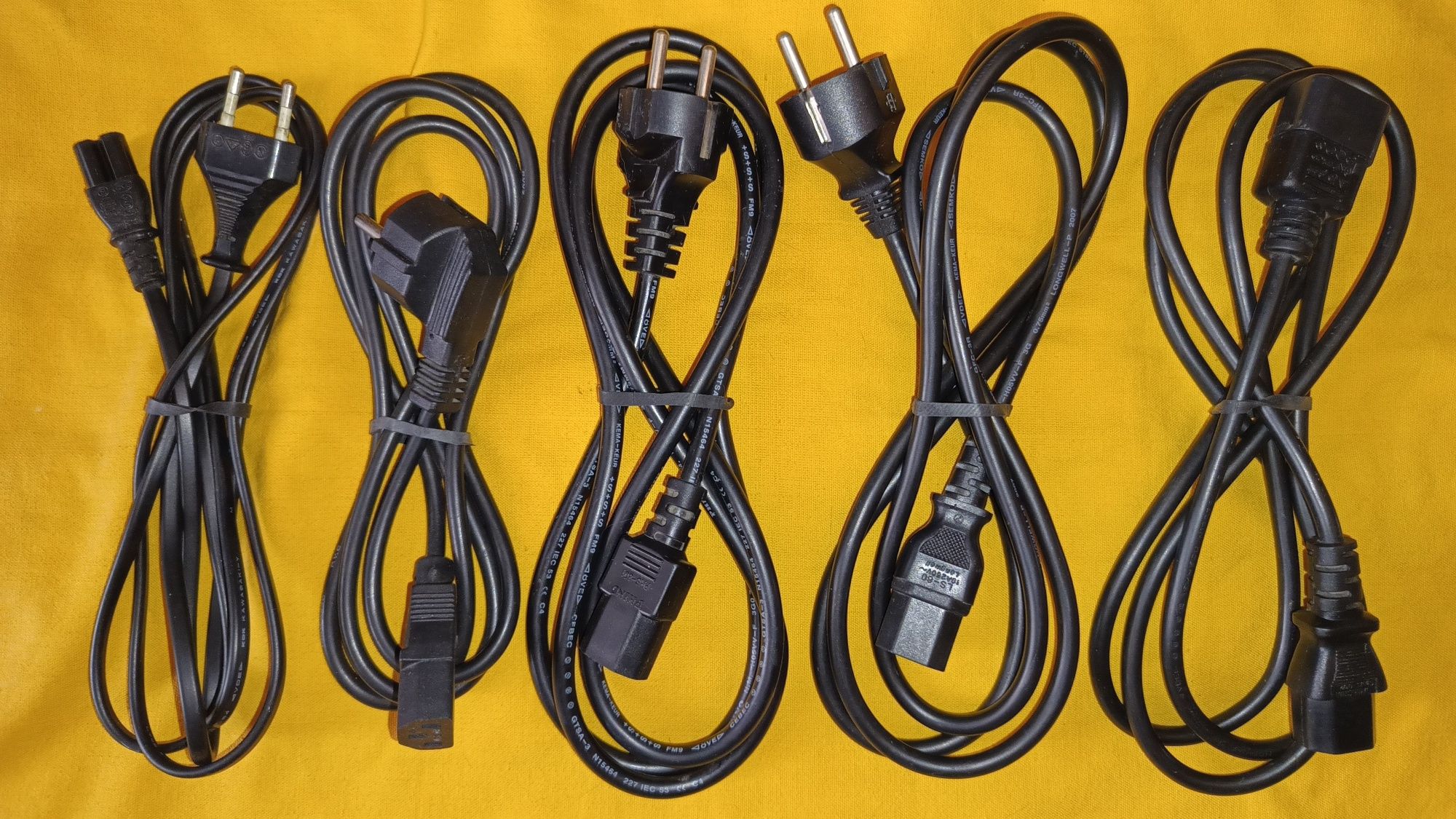 Кабель для принтера USB. Провод сетевой С13-С14. Вилка. Удлинитель.