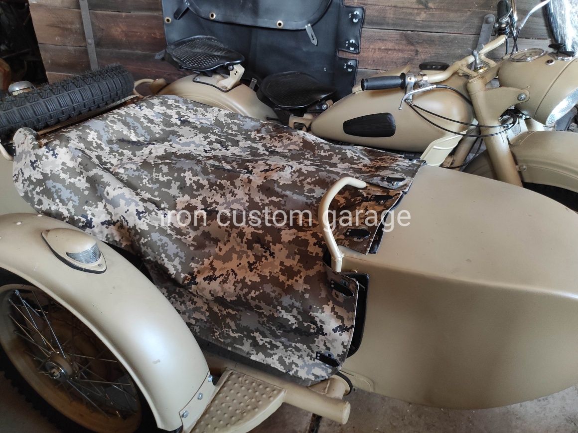 Plandeka Dniepr Ural M72 MW K 750 american pixel cam piękna! Pokrowiec
