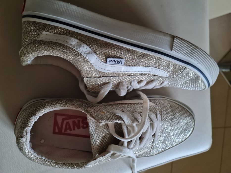 Złote Vansy damskie 38