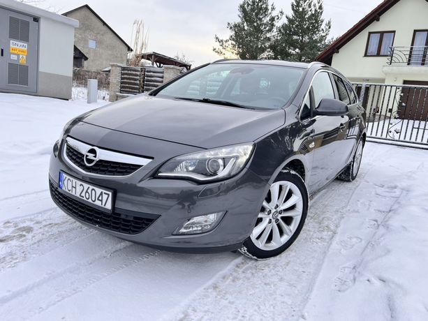 Opel Astra SPORT~1.6T_180ps~BiXenon+Led~166TysKm~Serwis2023~Kubełki~BardzoZadbana