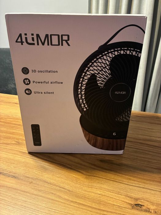 4UMOR Ultra cichy wentylator 20 dB z pilotem zdalnego sterowania
