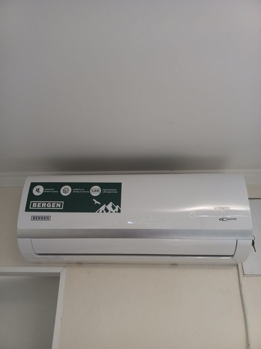 Новинка 2025 года. Кондиционер  BERGEN Inverter. Зимой до - 15 °С .