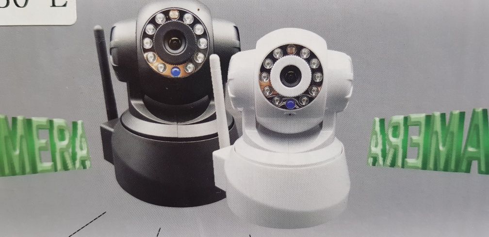 Kamera IP wi-fi wireless niania obrotowa.