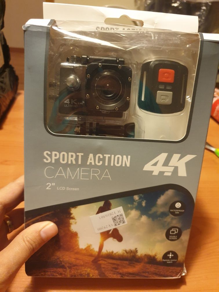 Camera de desporto 4k tipo go pro com comando