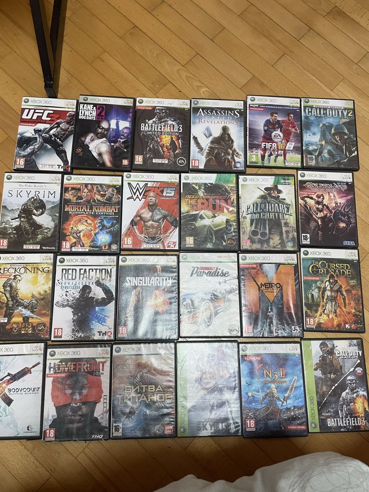 Xbox 360/Диски з іграми