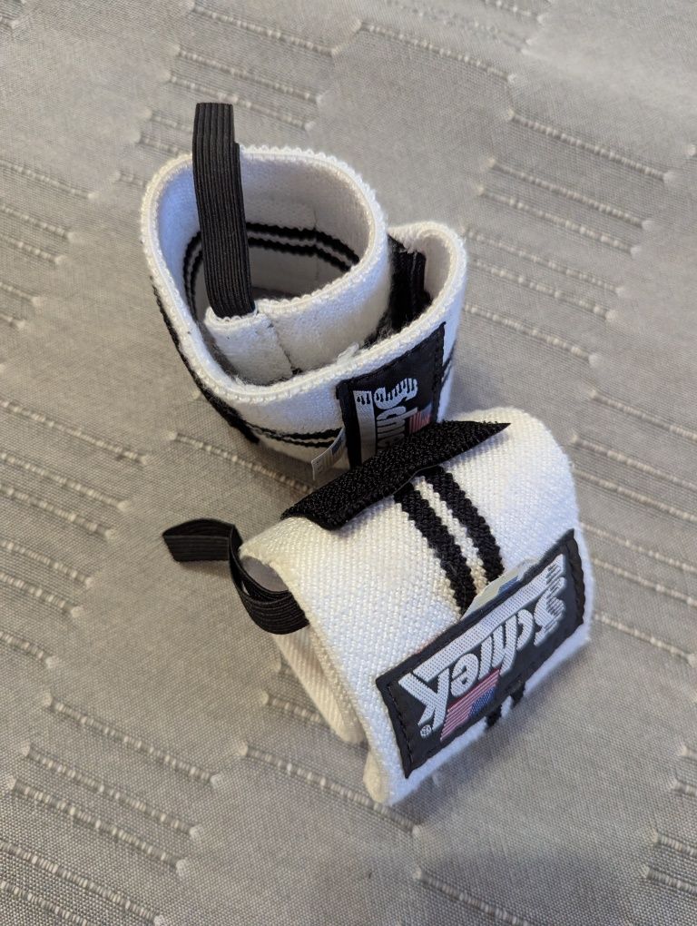 Бинты кистевые для кроссфита Schiek 1124 Wrist Wraps - White 24"