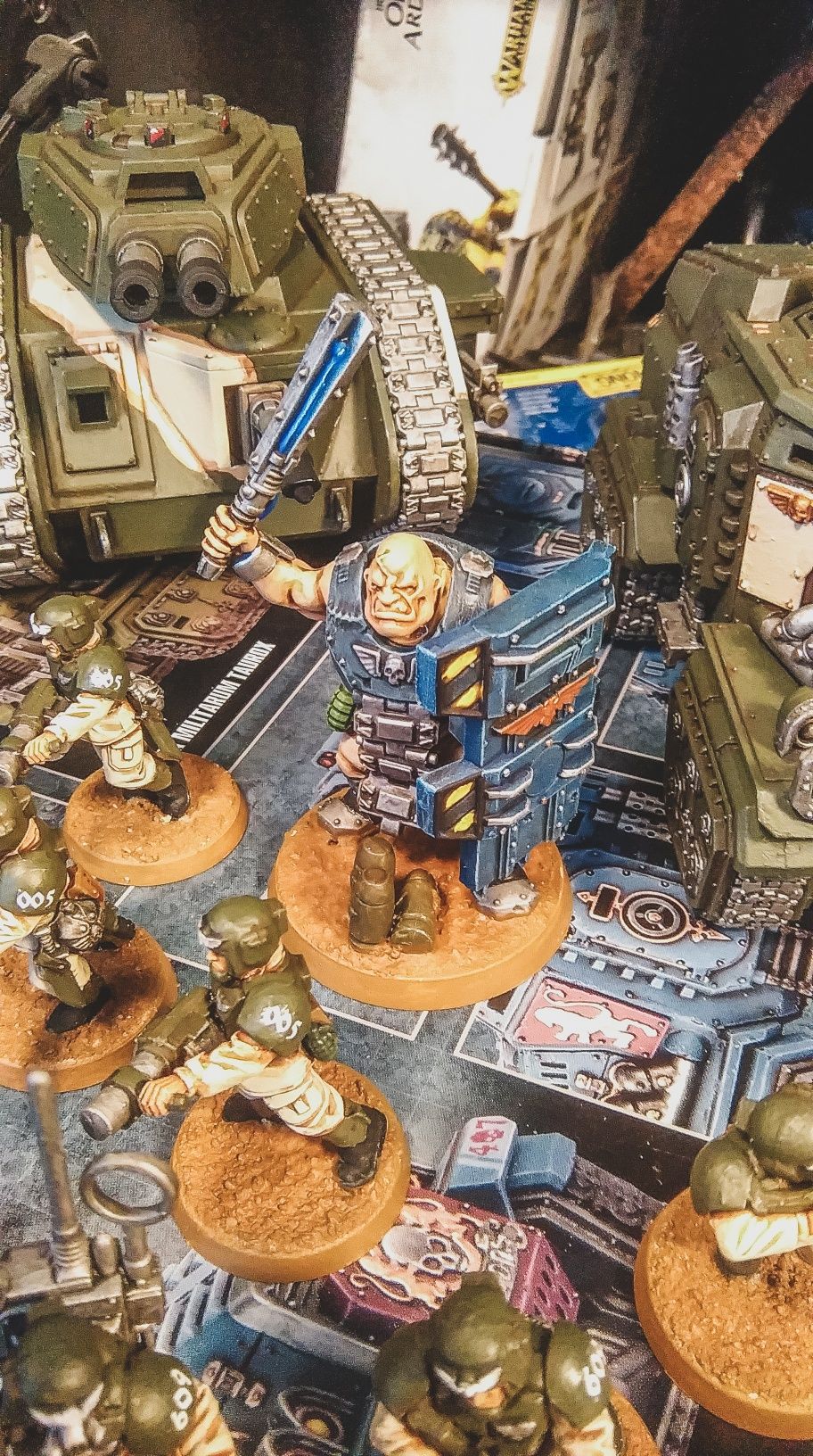 Malowanie figurek Warhammer 40k WH40k  Cadian