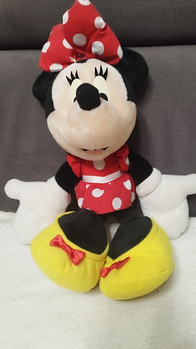 Śliczna maskotka Myszka Minnie Miki Mickey Mouse Duża 45 cm.