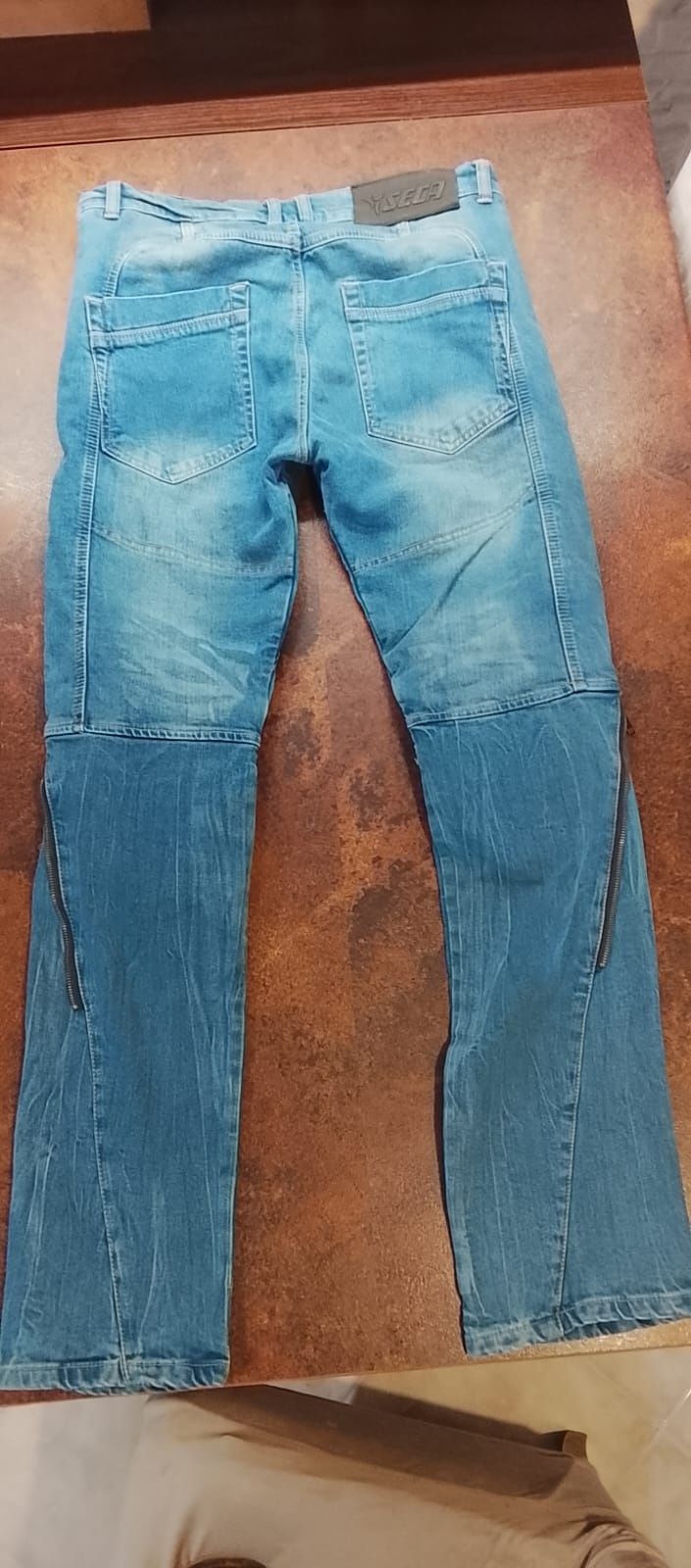 Spodnie jeans motocyklowe SECA r 34