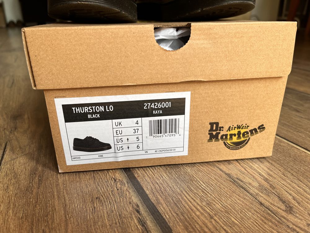 Buty Martensy Dr. Martens Thurston Lo Black Kaya 37