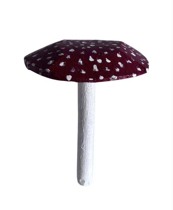 Grzybek muchomor ozdoba do ogrodu retro prl