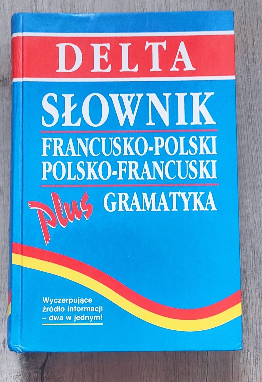 Słownik język francuski z gramatyka. Unikat.