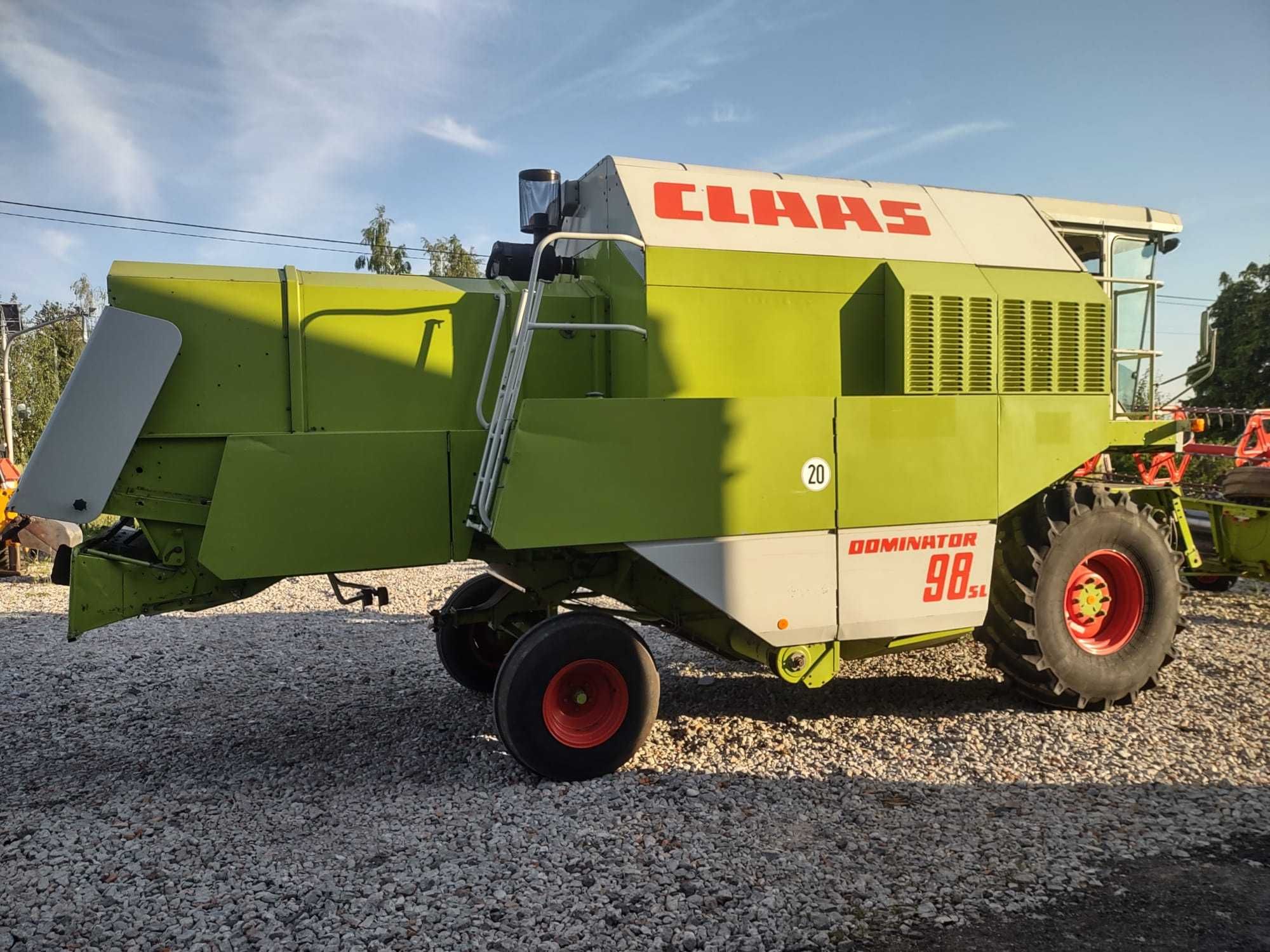 Claas dominator 98 SL hydrostat Heder C 390 cały w oryginale stan bdb