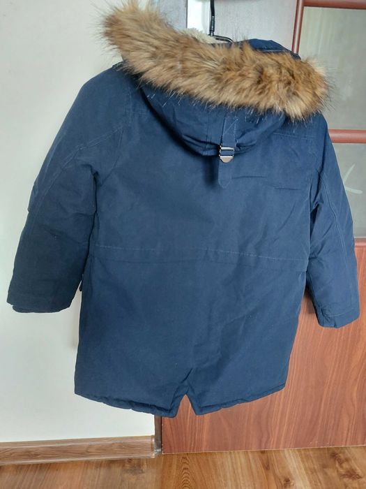 Zimowa kurtka chłopiec 128 Cool Club Smyk granatowa
