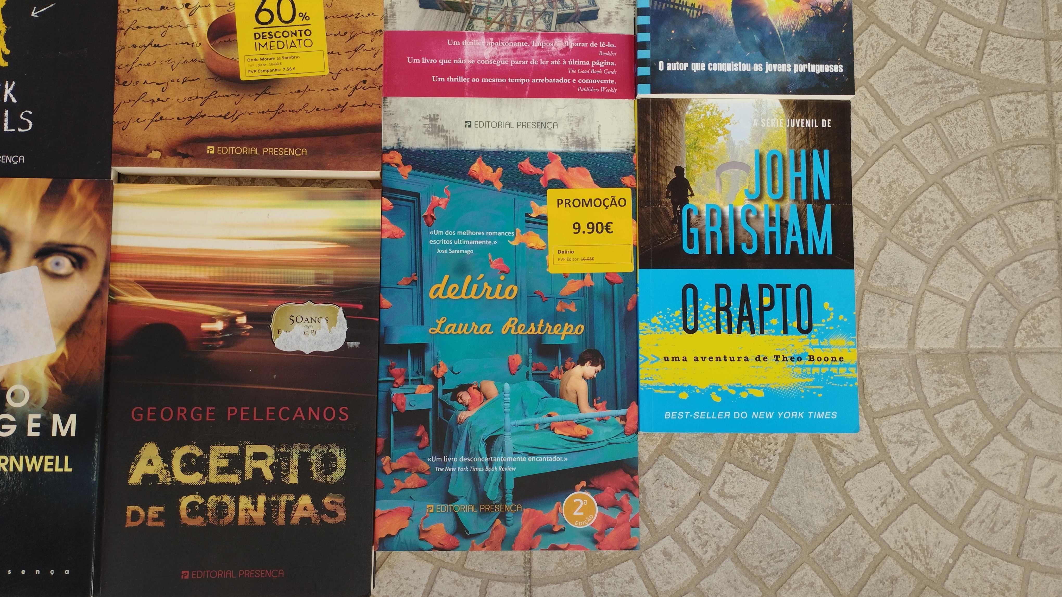 Livros NOVOs Tolkien Christie Dickens Grisham Patterson Dumas Hawking