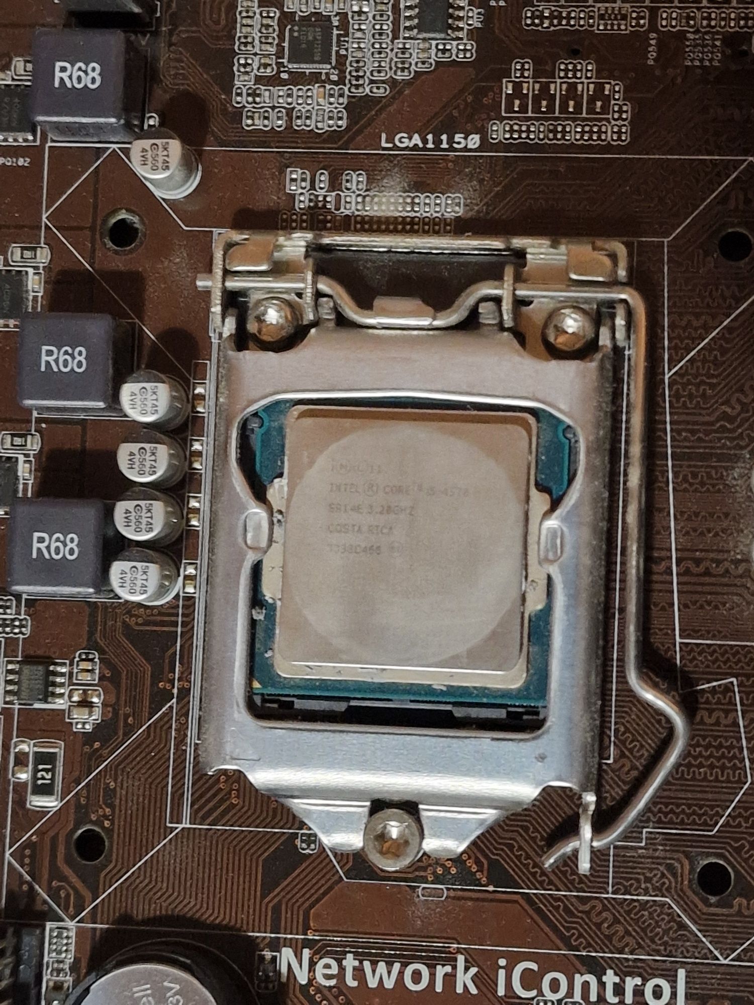 Płyta główna Asus B85M-E, procesor Intel I5 4th gen, 16 GB RAM DDR3