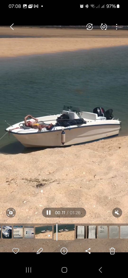 Barco  BENETEAU usado em bom estado