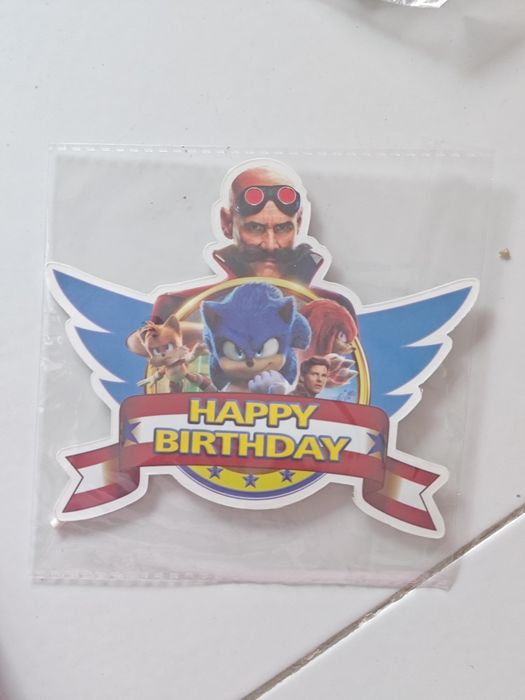 Kit aniversário sonic