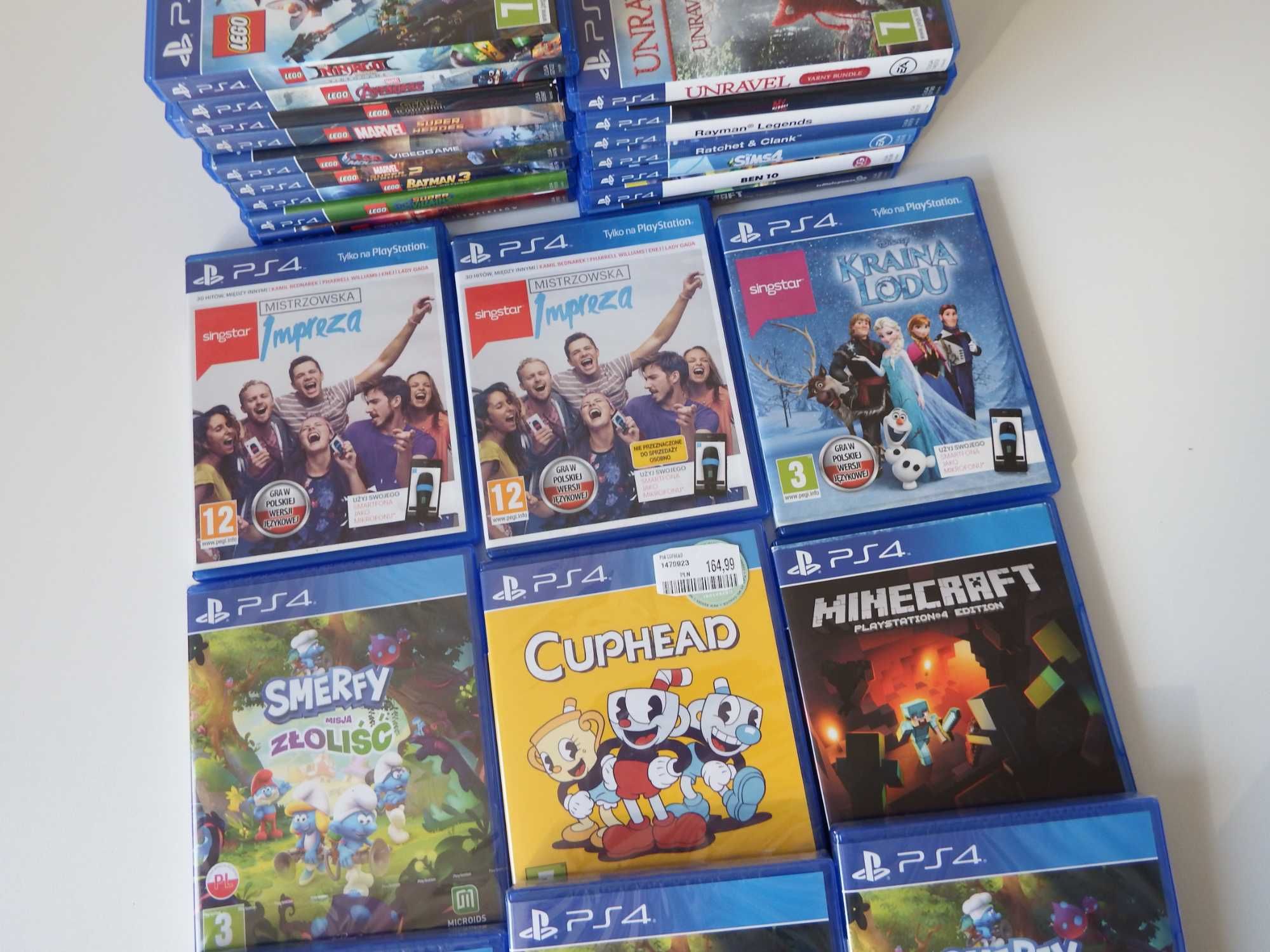 gry dla DZIECI na ZIMĘ ! SMERFY LEGO Minecraft zobacz PS4/PS5