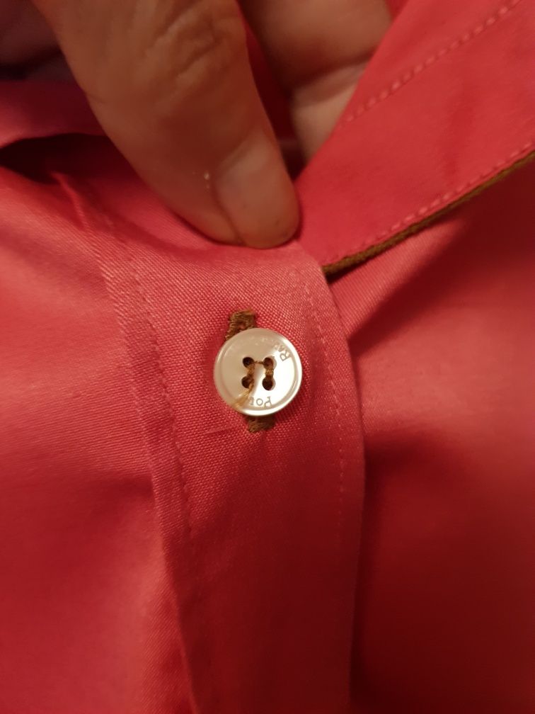 Bluzeczka koszulowa Ralph Lauren roz S/M