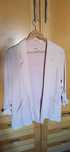Blazer cor de rosa claro pastel mangas enrugadas