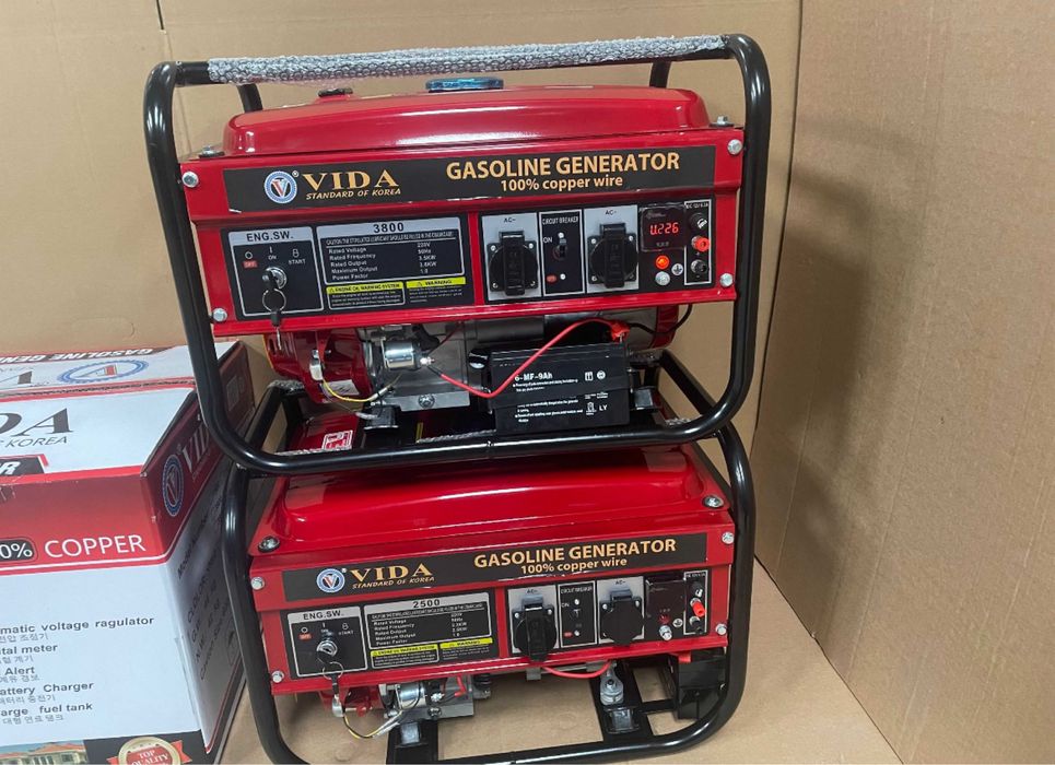 Agregat prądotwórczy, Generator Vida3800 3,8kw 100% Miedź, OFERTA 2024