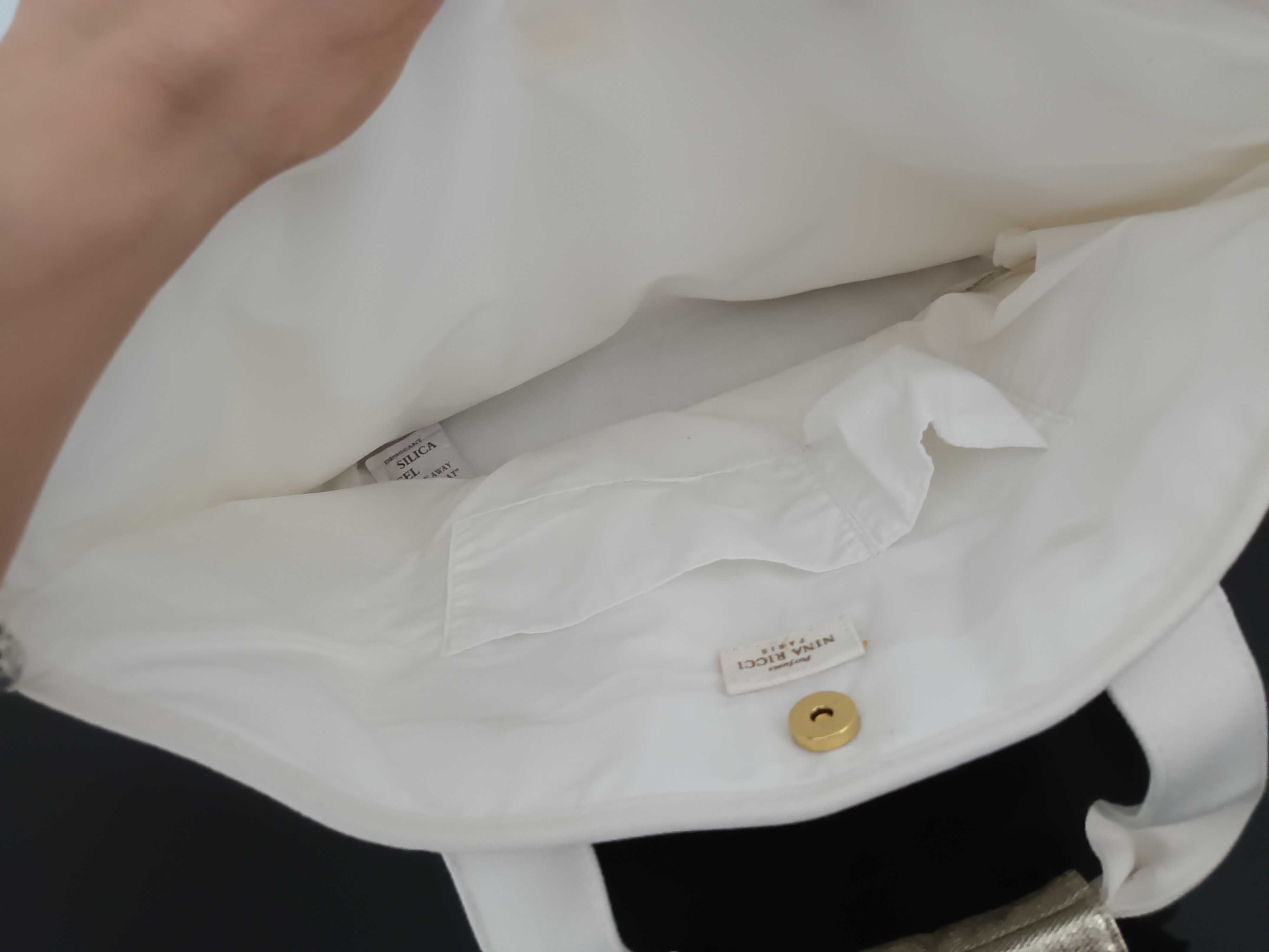 Płócienna torba torebka Nina Ricci do ręki