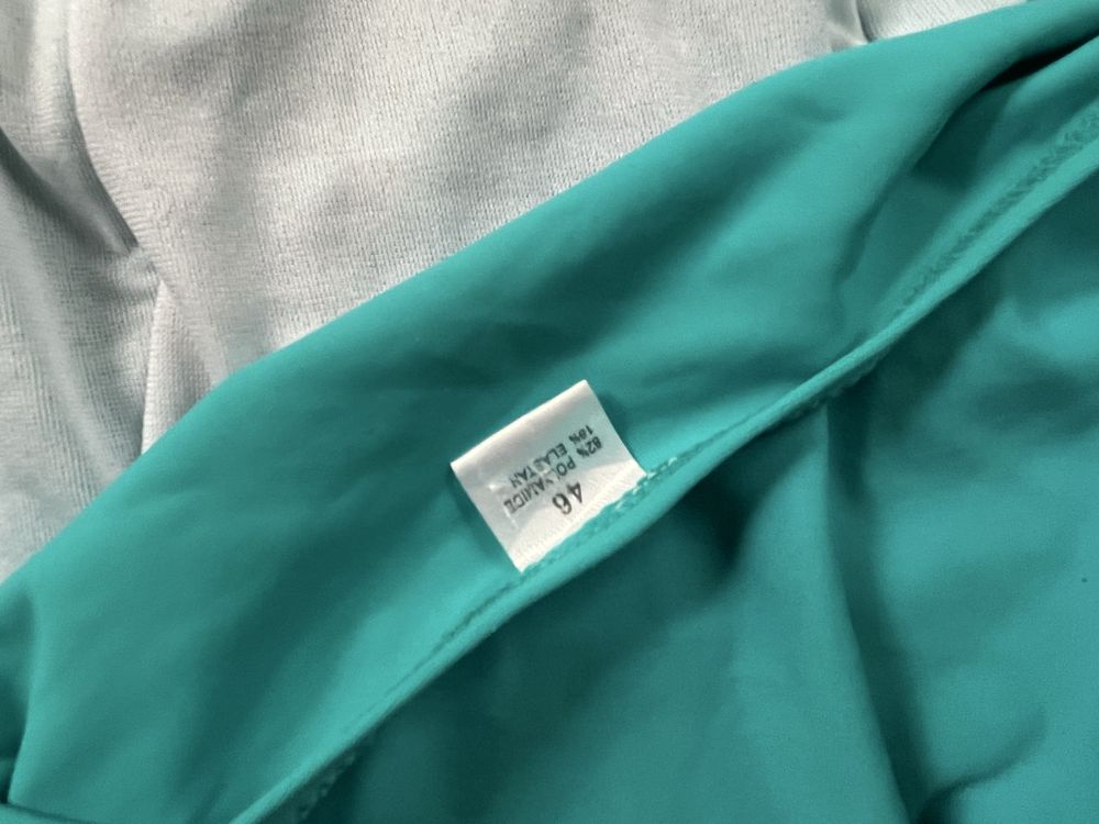 Kostium kąpielowy jednoczęściowy monokini zielony zebra 42 luksusowy