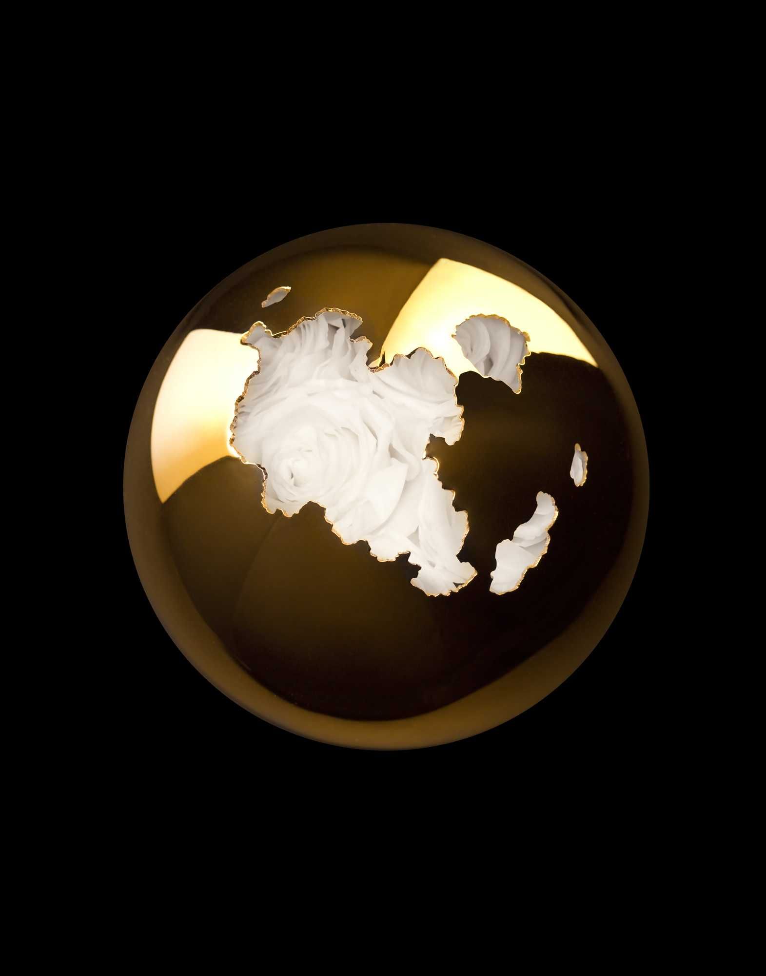 rzezba new Andrea salvetti golds egg 22/100 24 k gold ,sygnowane
