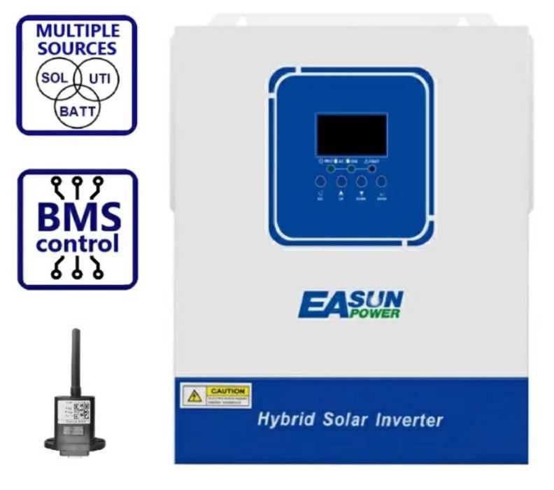 Гібридний сонячний інвертор EASUN 2kW 12V SMG-II
