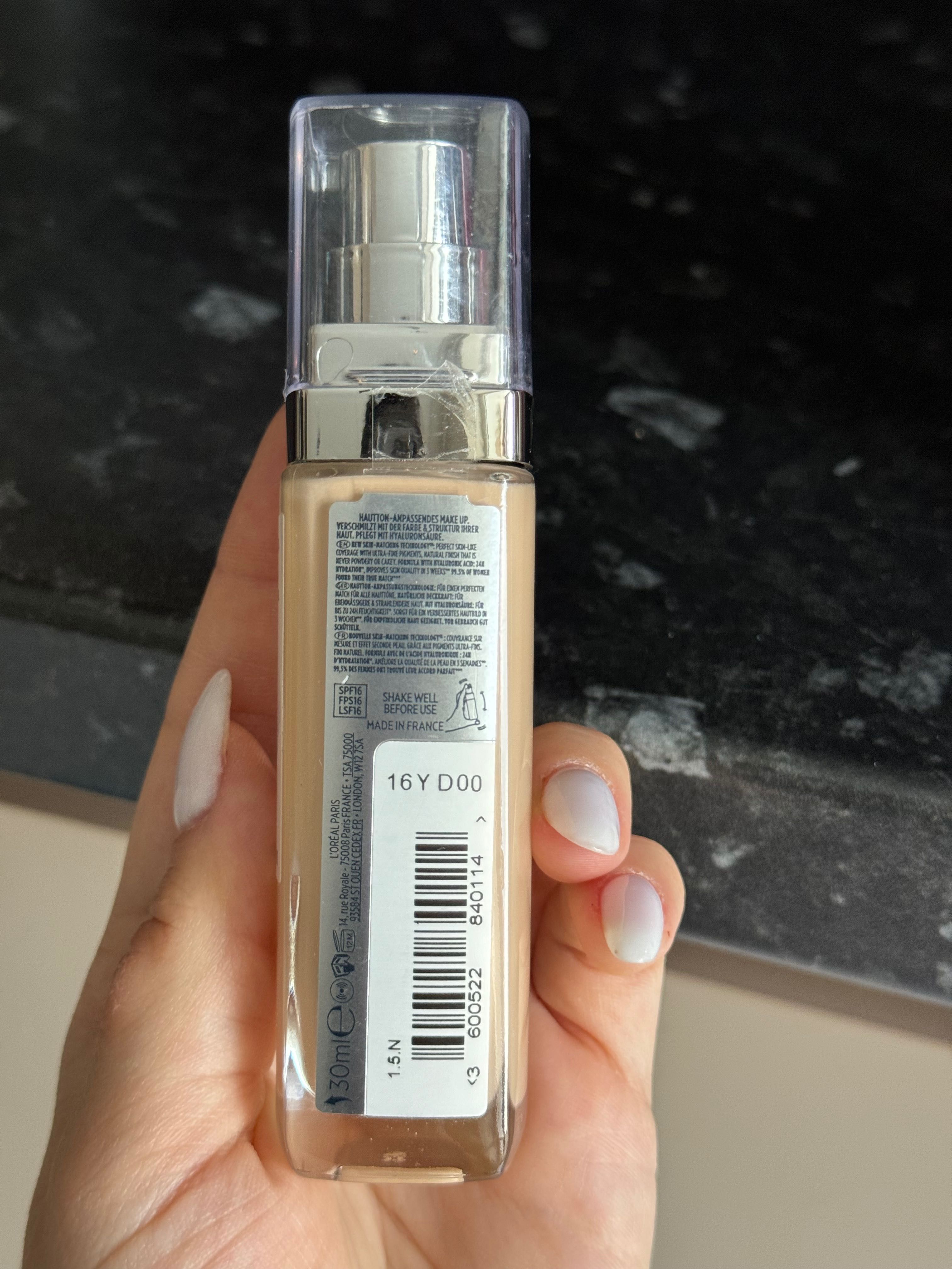 Тональний крем Loreal True match 1.5.N