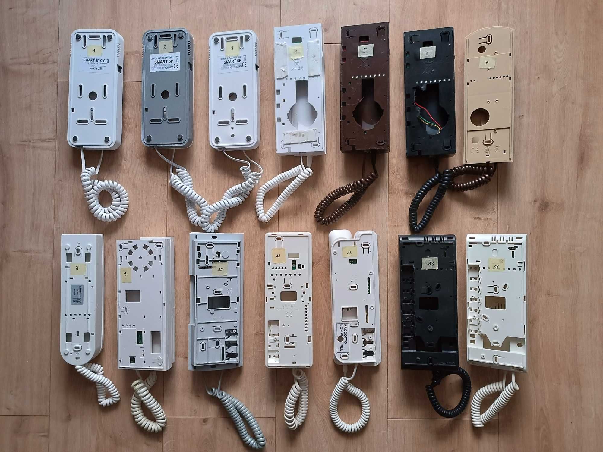 unifon, słuchawka domofonu analogowa (4-6 cio przewodowa), z demontażu