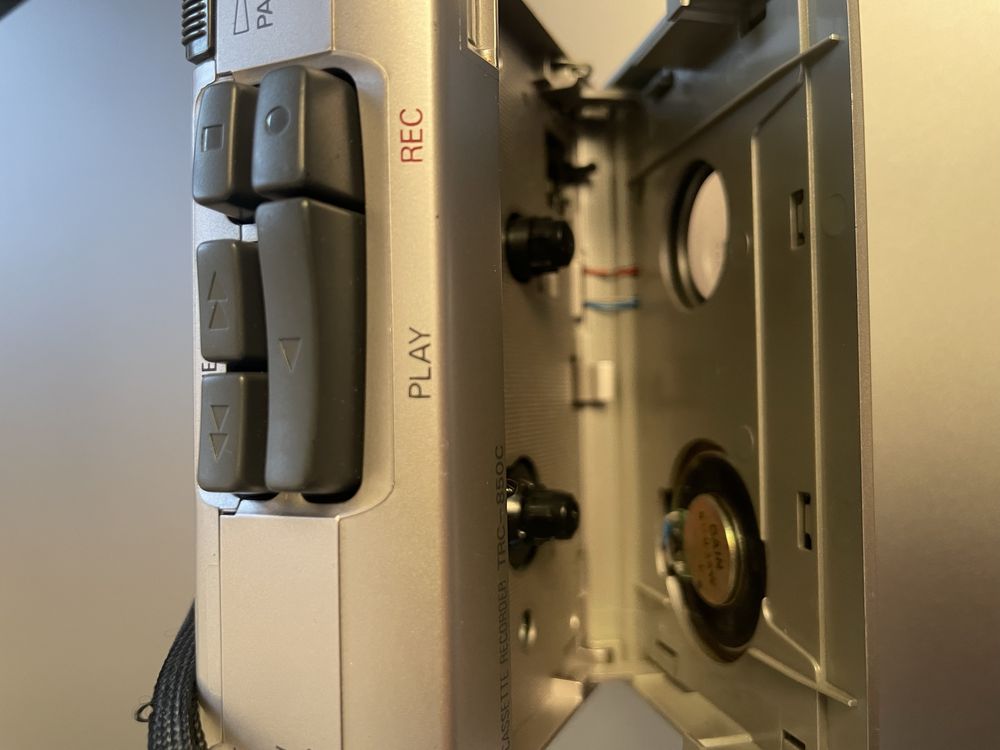 Leitor e gravador walkman com proteção