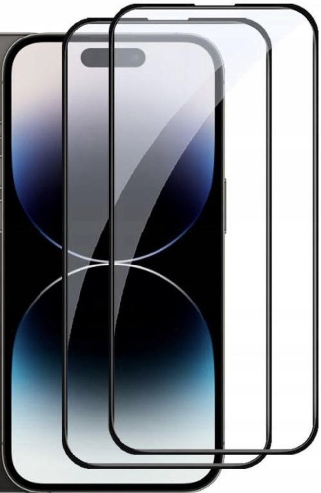 2x szkło cały ekran do iphone 13 / 13 pro / 14 / 16e