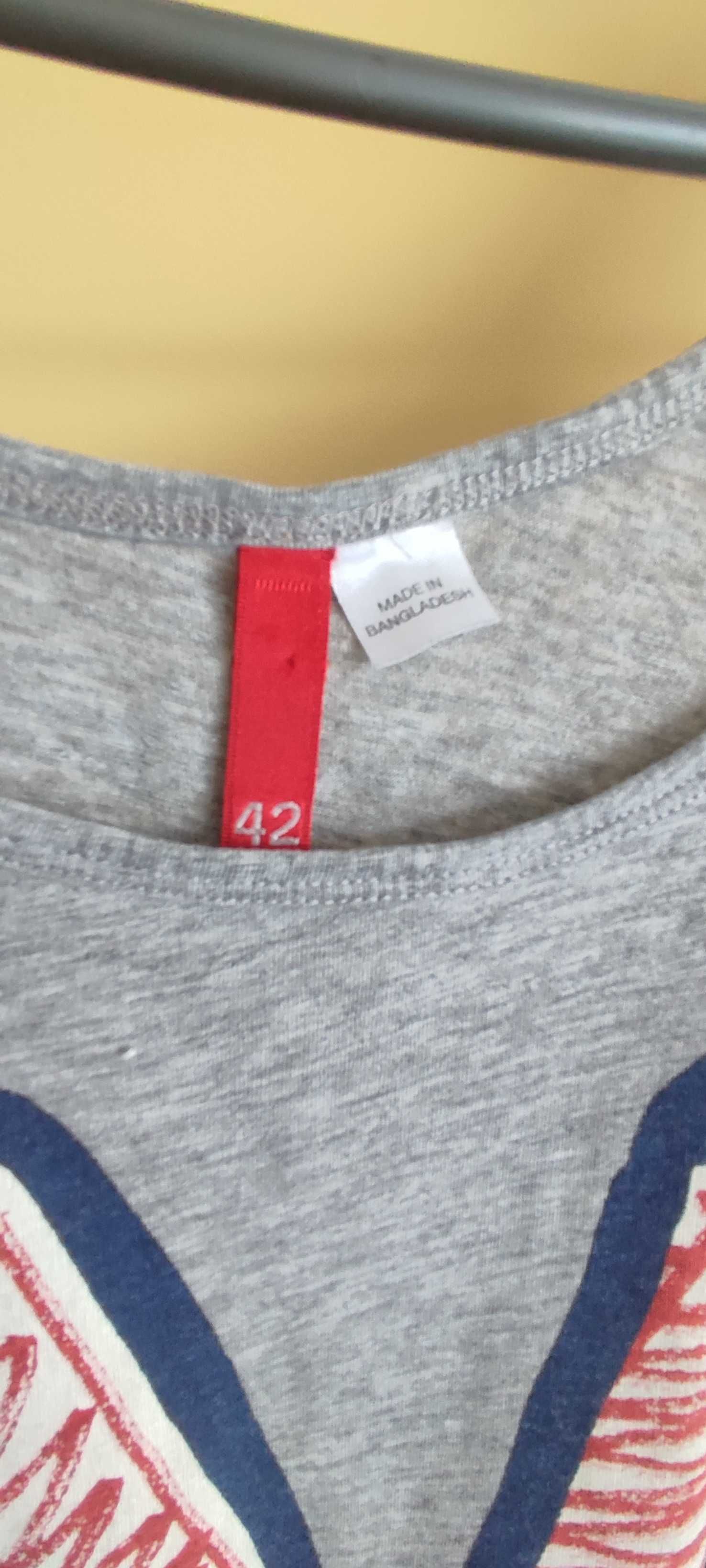 Szara podkoszulka damska H&M 42