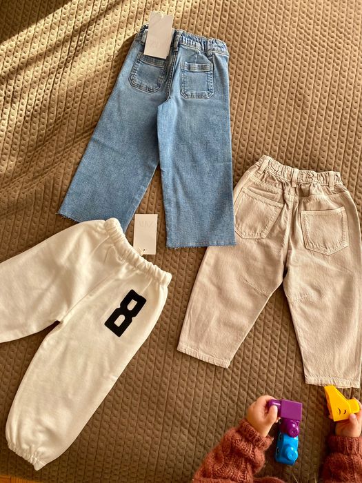 Nowe spodnie Zara, rozmiar 92/98