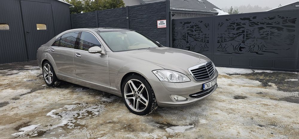 Mercedes S550 185tkm! W221 S-klasa 5.5 V8 388km LONG Stan Bdb ! PIĘKNA