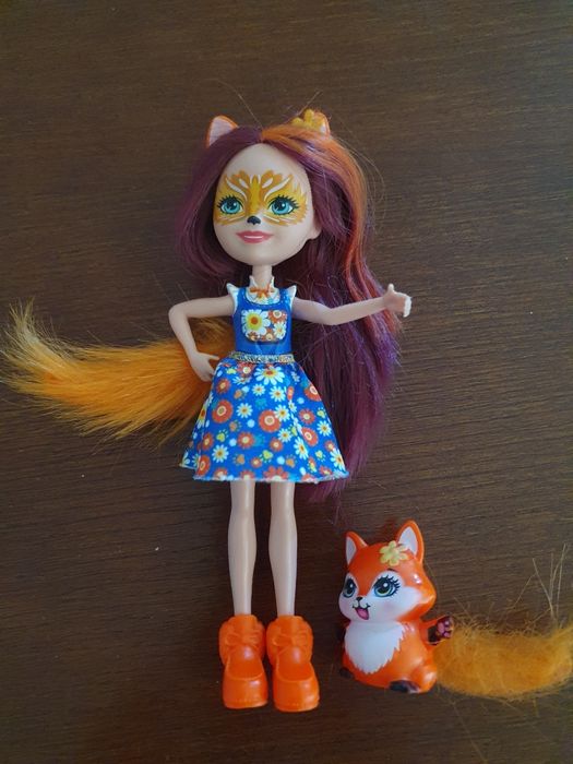 Enchantimals Lalka zwierzątko, lisek