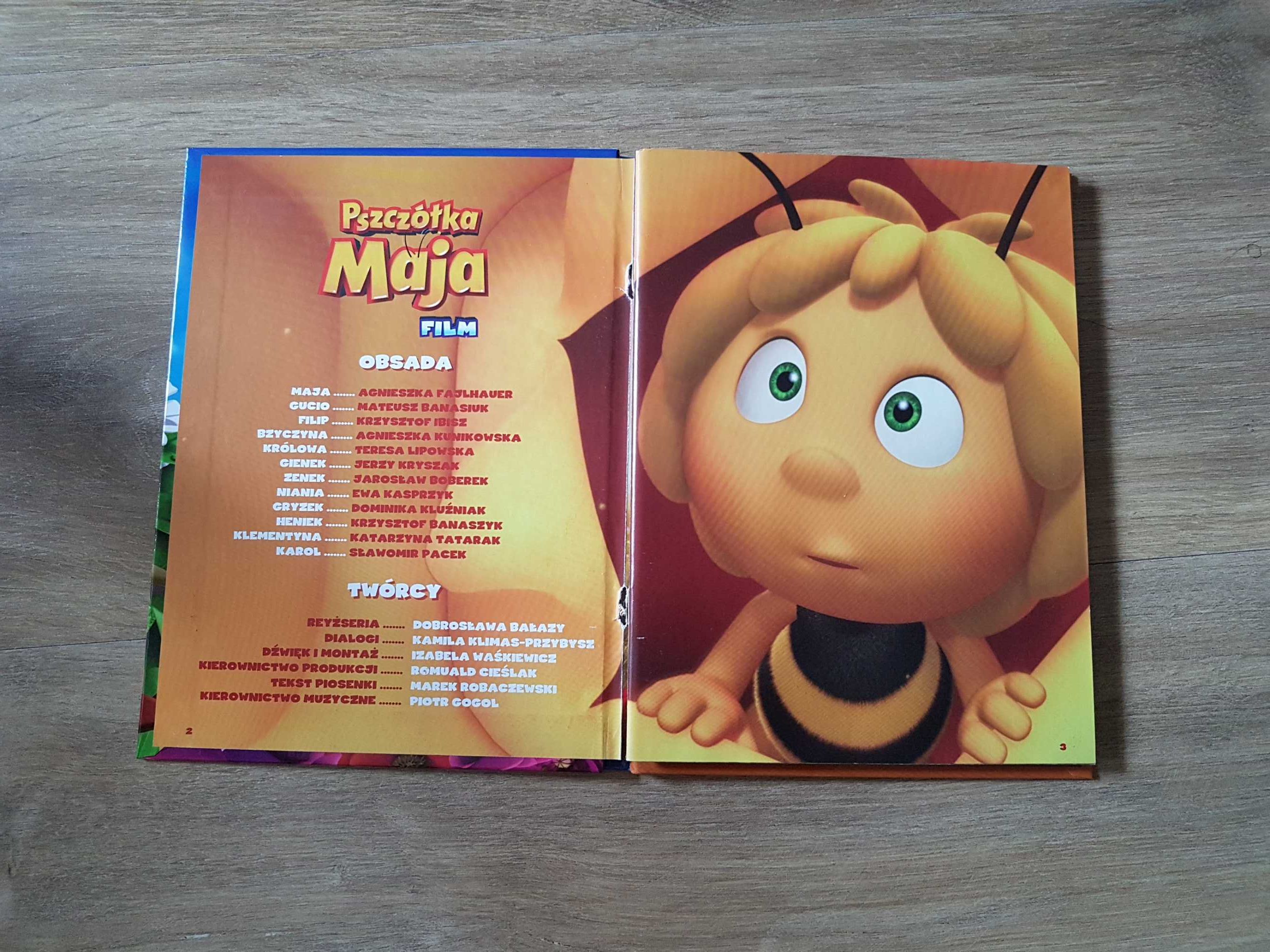 Bajka DVD Pszczółka Maja film wydanie książkowe Język polski dubbing