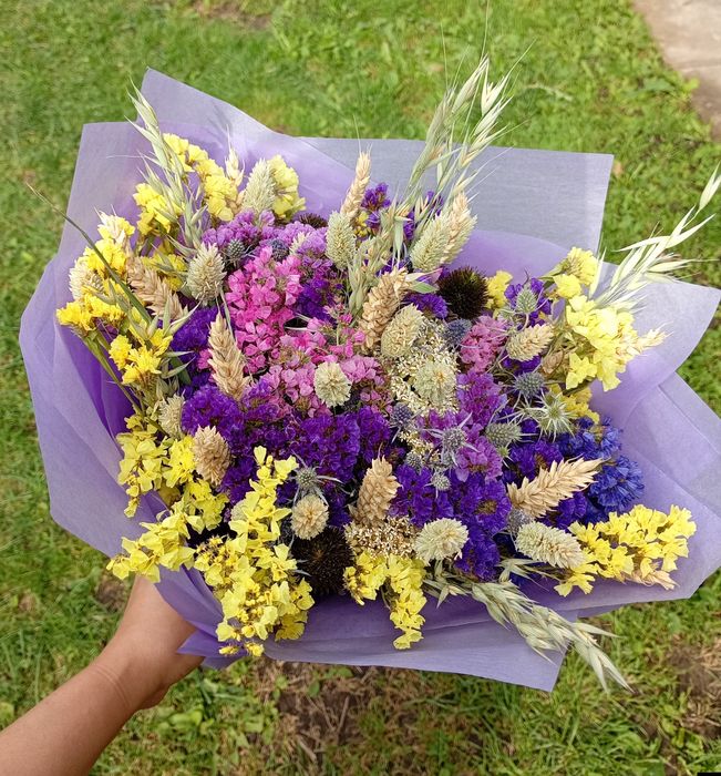 Сухоцвіти букети композиції