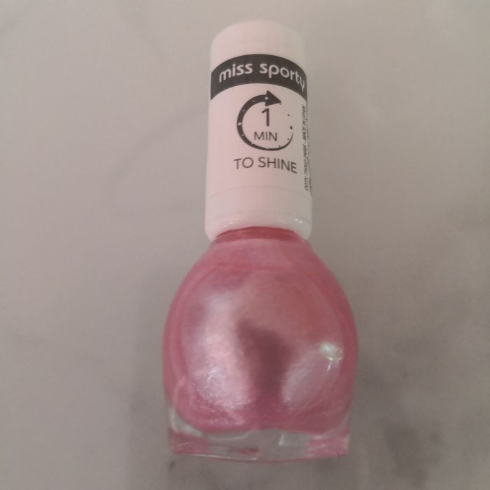 Miss Sporty Lakier do paznokci perłowy różowy nr 100 nude perła