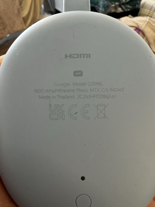 Google Chromecast 4k 4.0 Błękitny