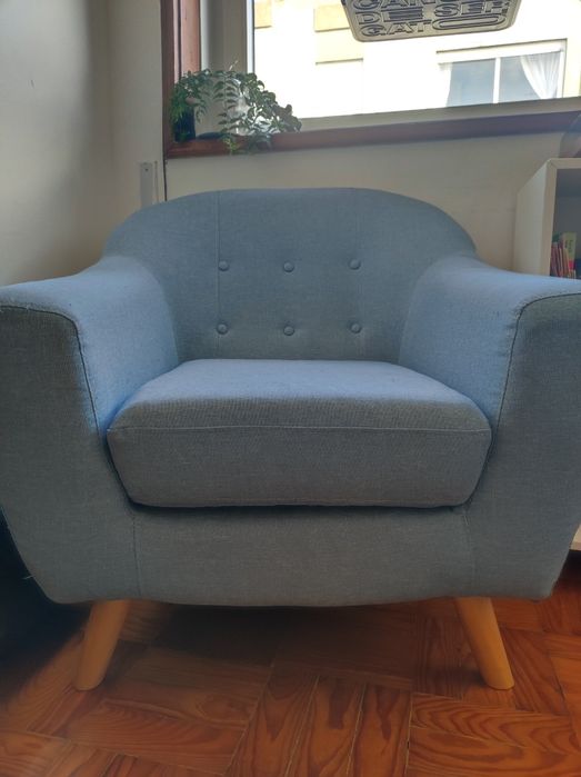 Cadeirão Aktic Azul Niágara da Sklum