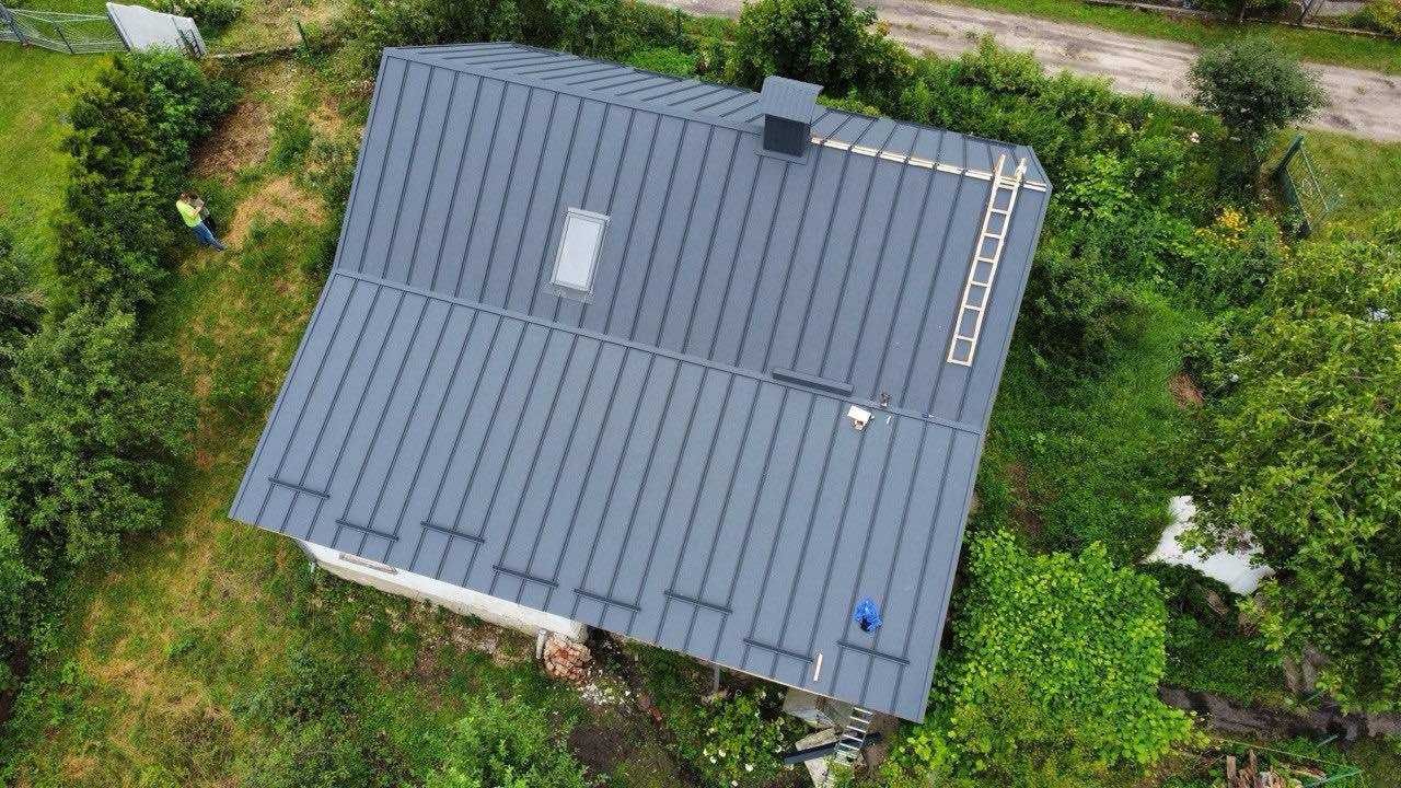 Фальц настил для покрівлі і фасаду, Фальц для даху графіт