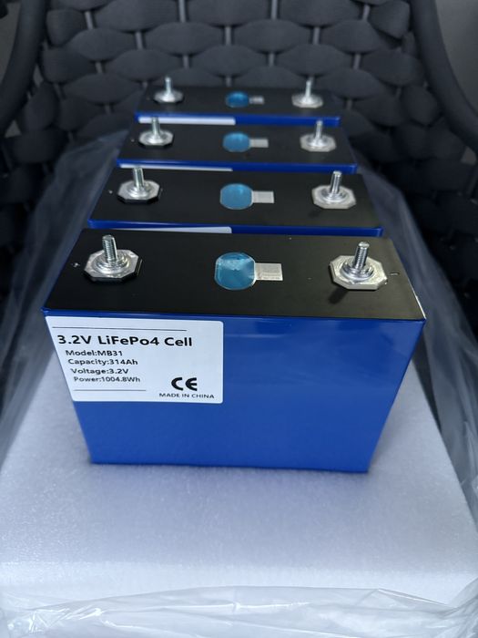 Комірки eve 314 ah LifePO4 3.2v  акумулятор eve   280  акб  ячейка  Т