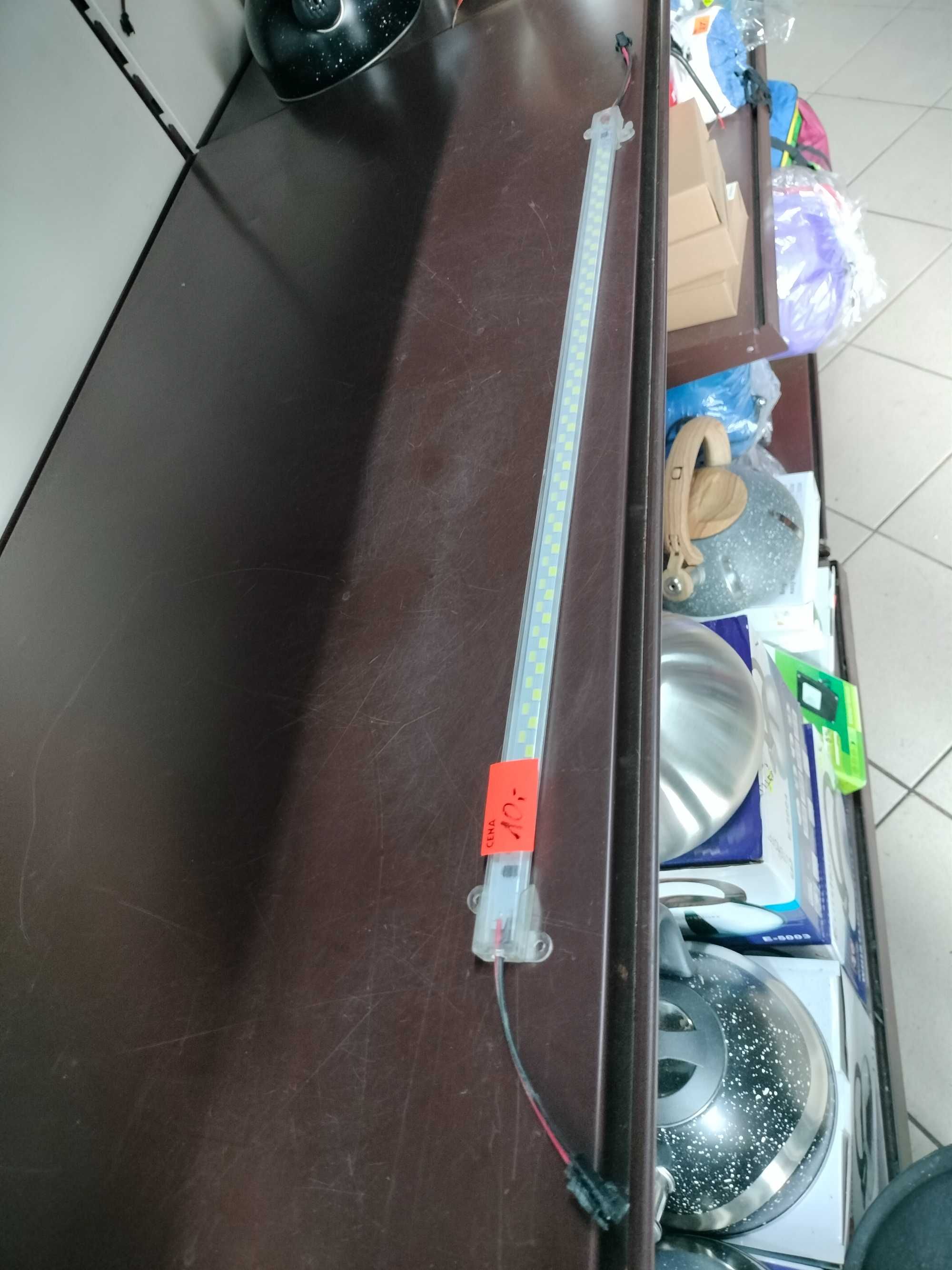 Listwa LED 50cm biała ZIMNA/NEUTRALNA zasilanie 230V bez zasilacza now