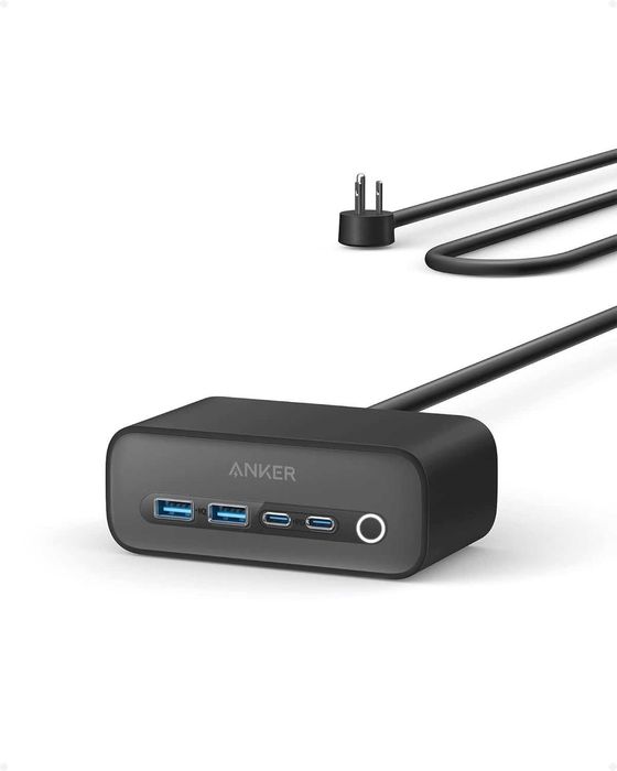 Anker 525 Charging Station (A91C0) 65w + 3 розетки USA