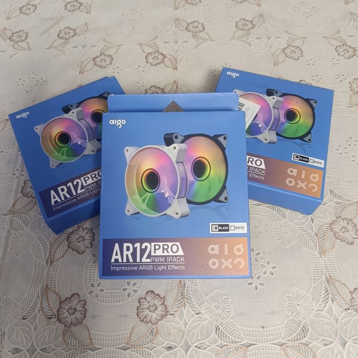 Aigo AR12PRO Black Корпусный вентилятор/кулер компьютерный