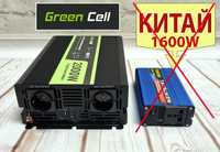 Інвертор GREEN CELL Polska 12V -> 230V 2000W 4000W USB чиста синусоїда